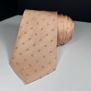 Giorgio Armani Geometric Circle Pattern Tie - Luxury Old Money Career Business